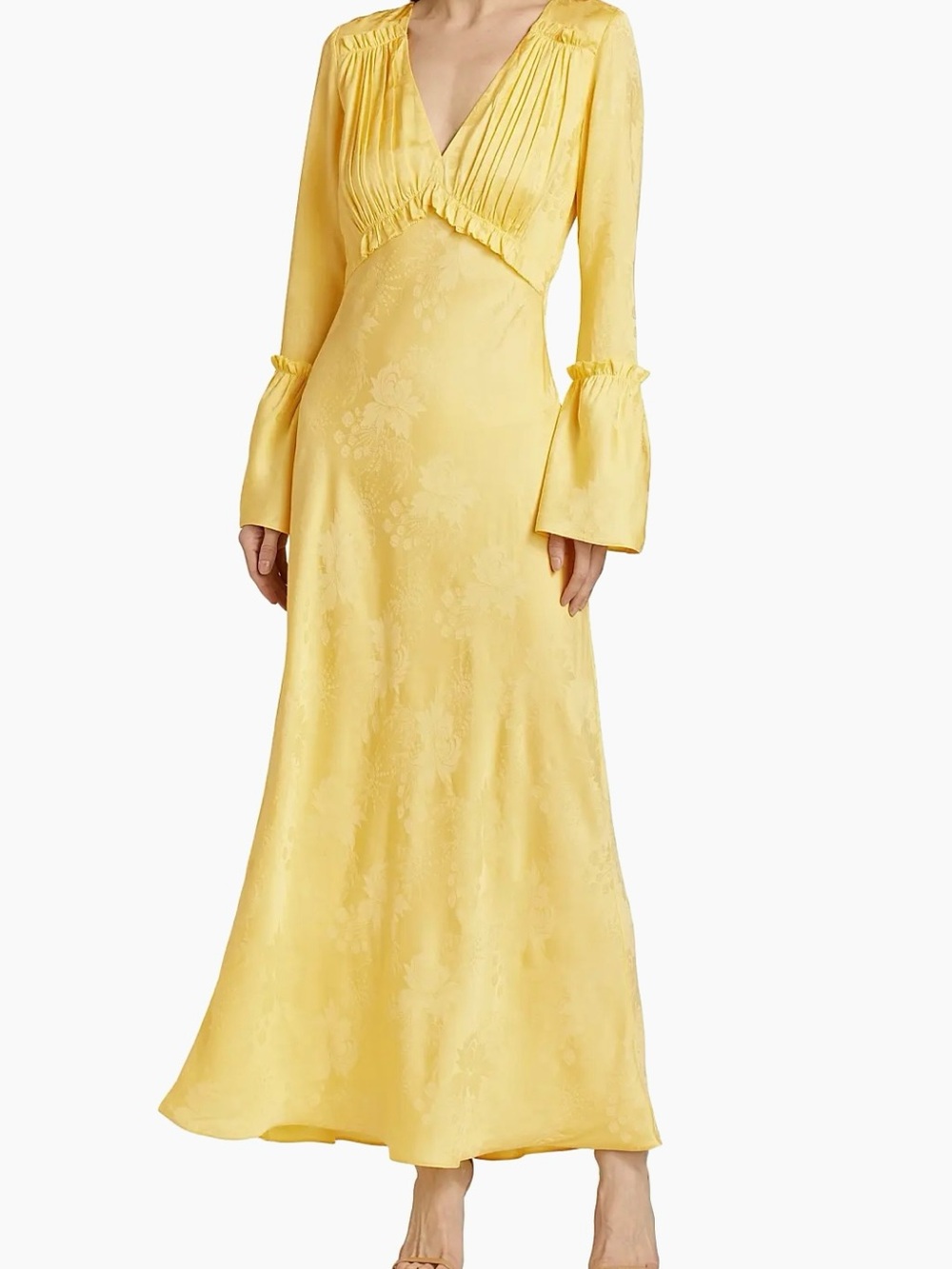 LoveShackFancy Silk Maxi Dress
